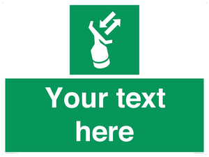 Custom sign safe condition Search and rescue transponder